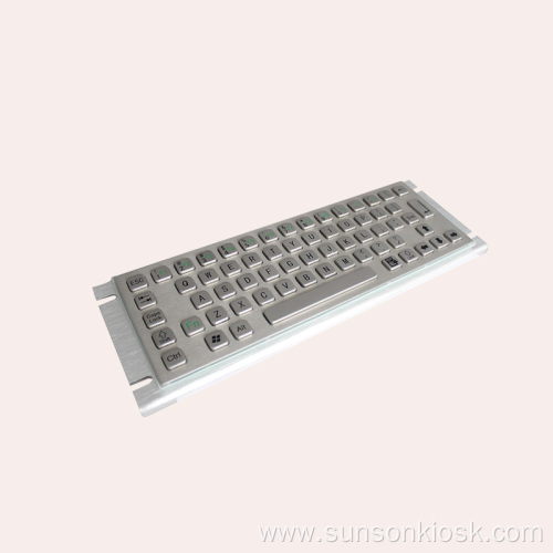 Braille Metal Keyboard for Information Kiosk